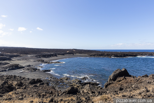 Volcanic beach Malvas (Playa de las Malvas)