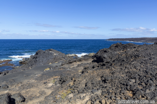 Вулканический пляж Малвас (Playa de las Malvas)