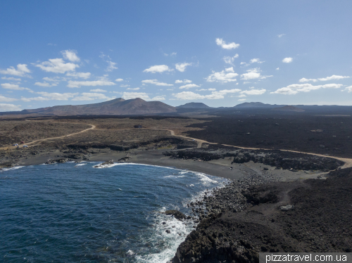 Volcanic beach Malvas (Playa de las Malvas)