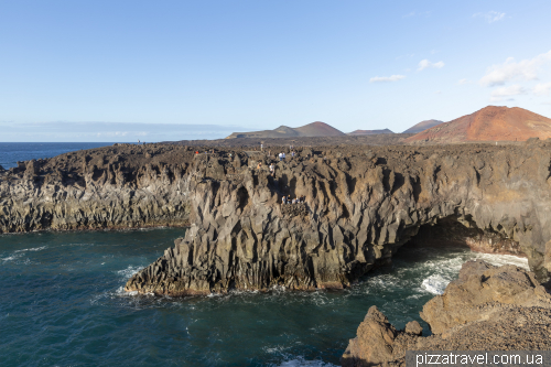 Los Hervideros lava caves