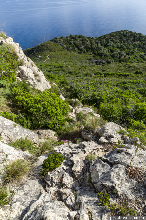 Picturesque views from the top of Mount Ruju