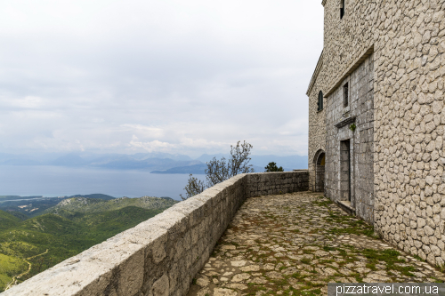 Pantokratoras Mount and the Monastery in Corfu