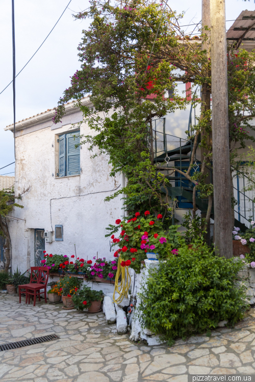 Afionas village is the best sunset place in Corfu