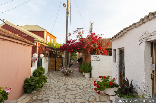 Afionas village is the best sunset place in Corfu