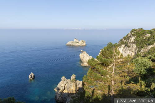 Paleokastritsa Monastery in Corfu