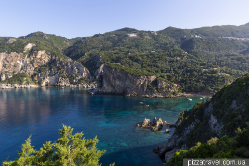 Paleokastritsa Monastery in Corfu