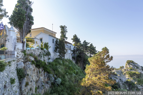 Paleokastritsa Monastery in Corfu