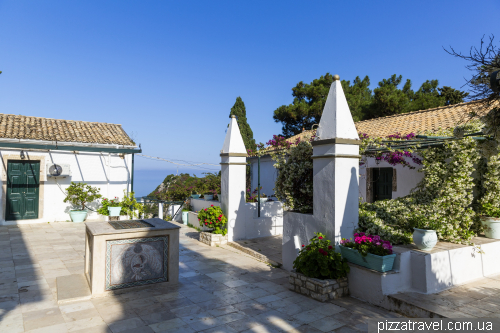 Paleokastritsa Monastery in Corfu