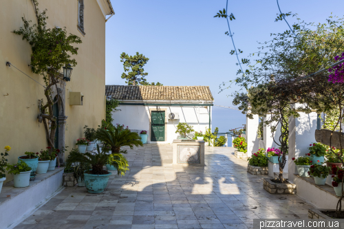 Paleokastritsa Monastery in Corfu