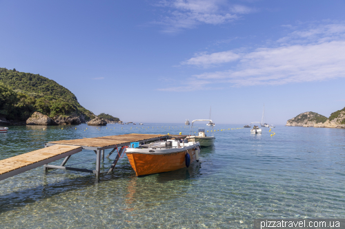 Liapades beach in Corfu