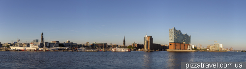 Hamburg viewpoint near the theater