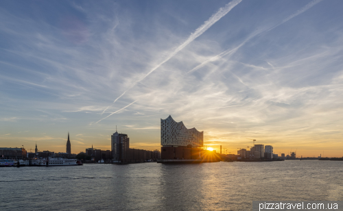 Hamburg viewpoint near the theater