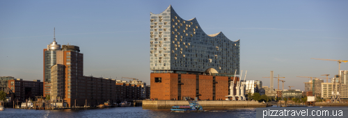 Hamburg viewpoint near the theater