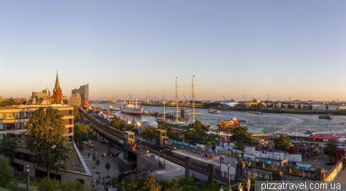 Stintfang viewpoint in Hamburg