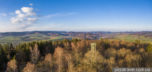 Lookout tower on Wilzenberg mountain (Wilzenbergturm)