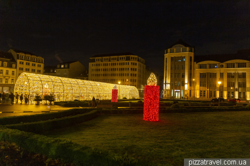 Christmas market in Luxembourg