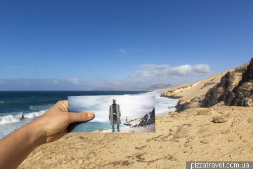 Star Wars in the dunes of El Jable in Fuerteventura