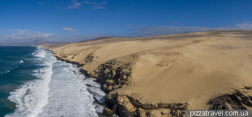 Star Wars in the dunes of El Jable in Fuerteventura