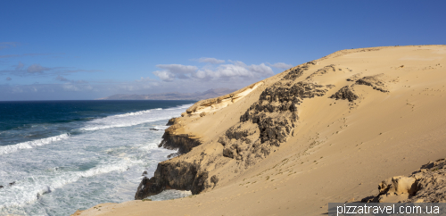 Star Wars in the dunes of El Jable in Fuerteventura