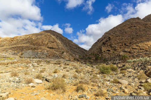 Canyon of the Peñitas (Barranco de las Peñitas) in Fuerteventura