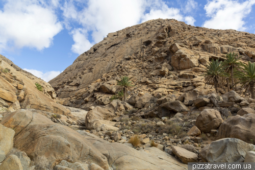 Canyon of the Peñitas (Barranco de las Peñitas) in Fuerteventura