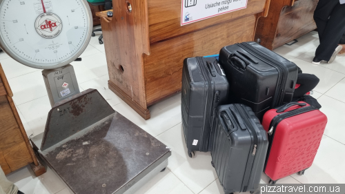 The airport in Zanzibar