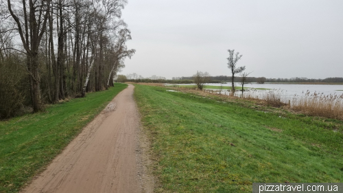 The path around Lake Dümmer