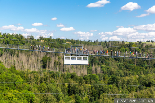 Suspension bridge Titan-RT in Harz mountains