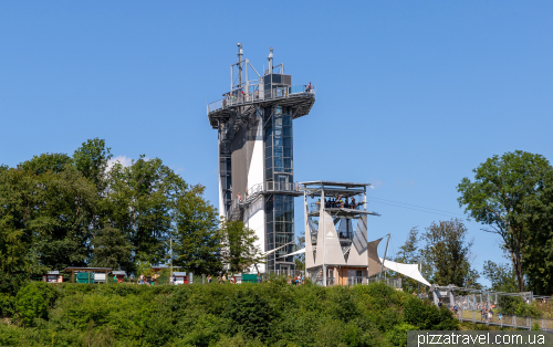 Suspension bridge Titan-RT in Harz mountains