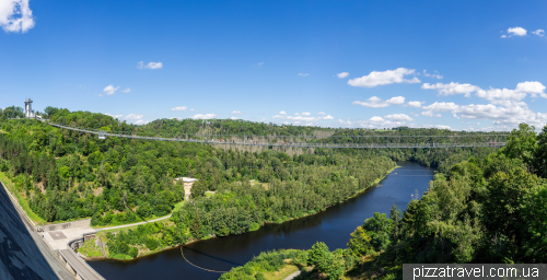 Suspension bridge Titan-RT in Harz mountains