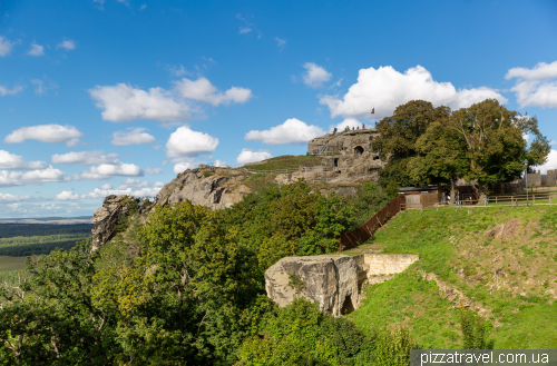 Ruins of Regenstein Castle in the Harz Mountains (Burg Regenstein)