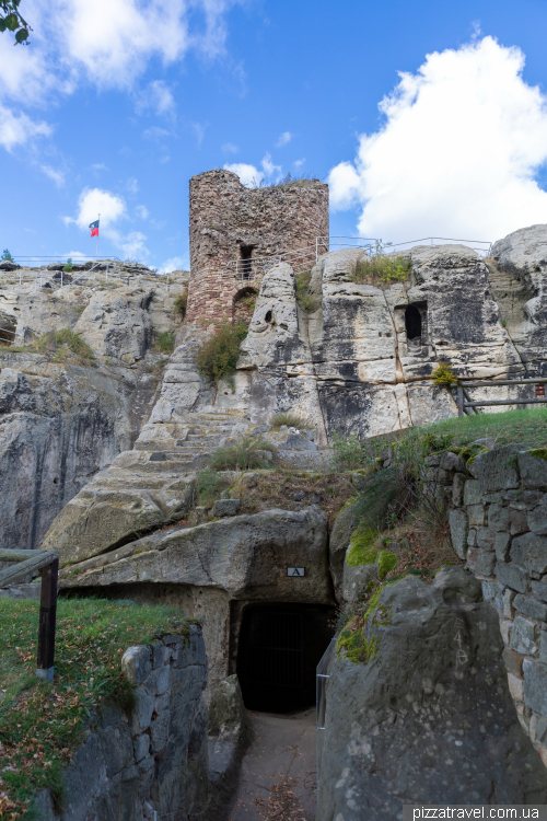 Ruins of Regenstein Castle in the Harz Mountains (Burg Regenstein)