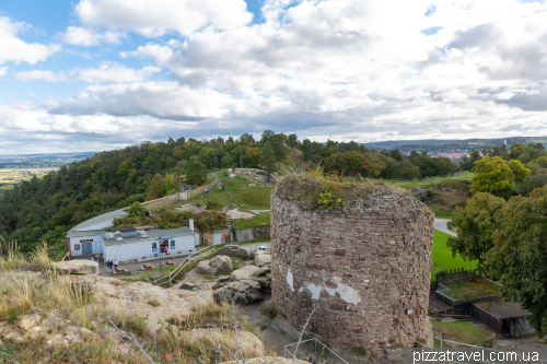 Ruins of Regenstein Castle in the Harz Mountains (Burg Regenstein)