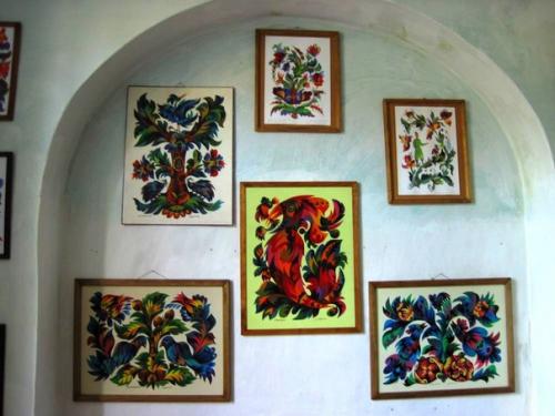 Works by students of the local arts school