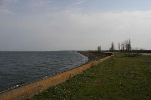 Kaniv reservoir waterfront