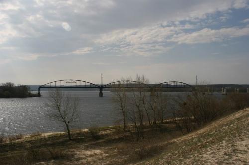 The bridge was destroyed during the World War II