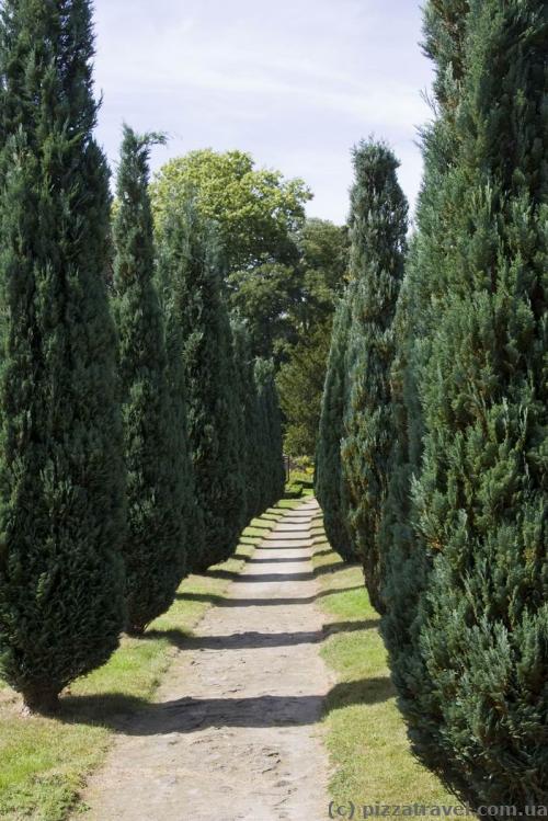 Park near the Huennefeld Castle