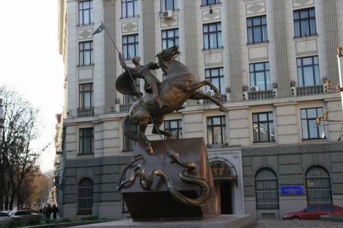 St. George. Monument to the police officers who died while being on duty.