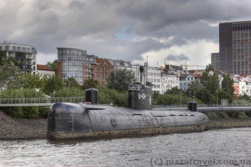 Soviet submarine museum B-515 in Hamburg