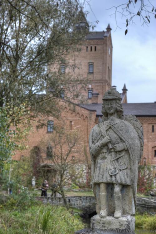 Sculpture near the Radomysl Castle