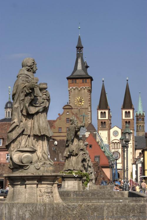 Old bridge in Wuerzburg