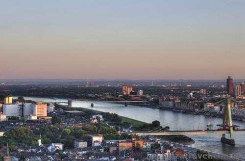 View of Cologne from observation deck