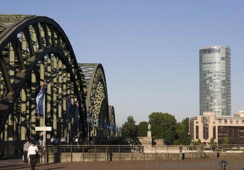 Hohenzollern bridge in Cologne