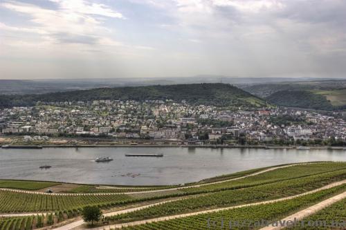 View of the Rhine from the Germany statue