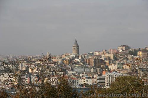 View of Galata Tower from the Topkapi Palace