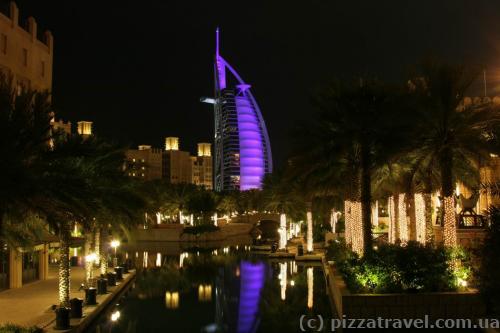 Burj Al Arab view from Madinat Jumeirah