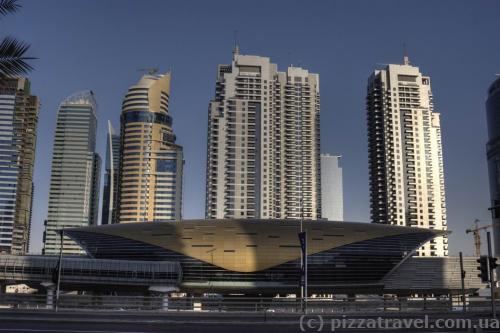 Metro stations in Dubai look like this one.