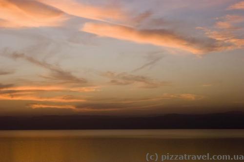 Sunset at the Dead Sea