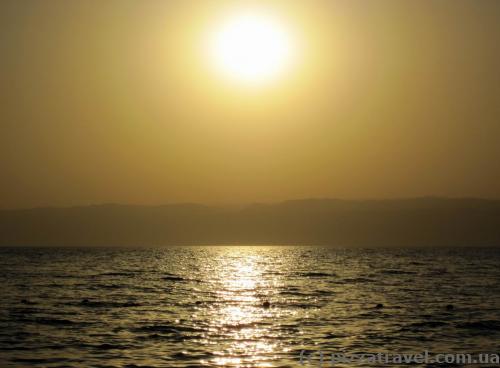 Sunset at the Dead Sea