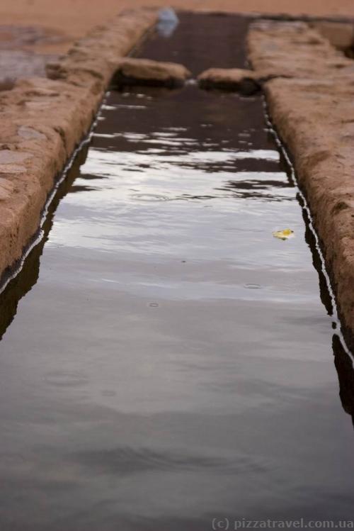 Rain in the Wadi Rum desert